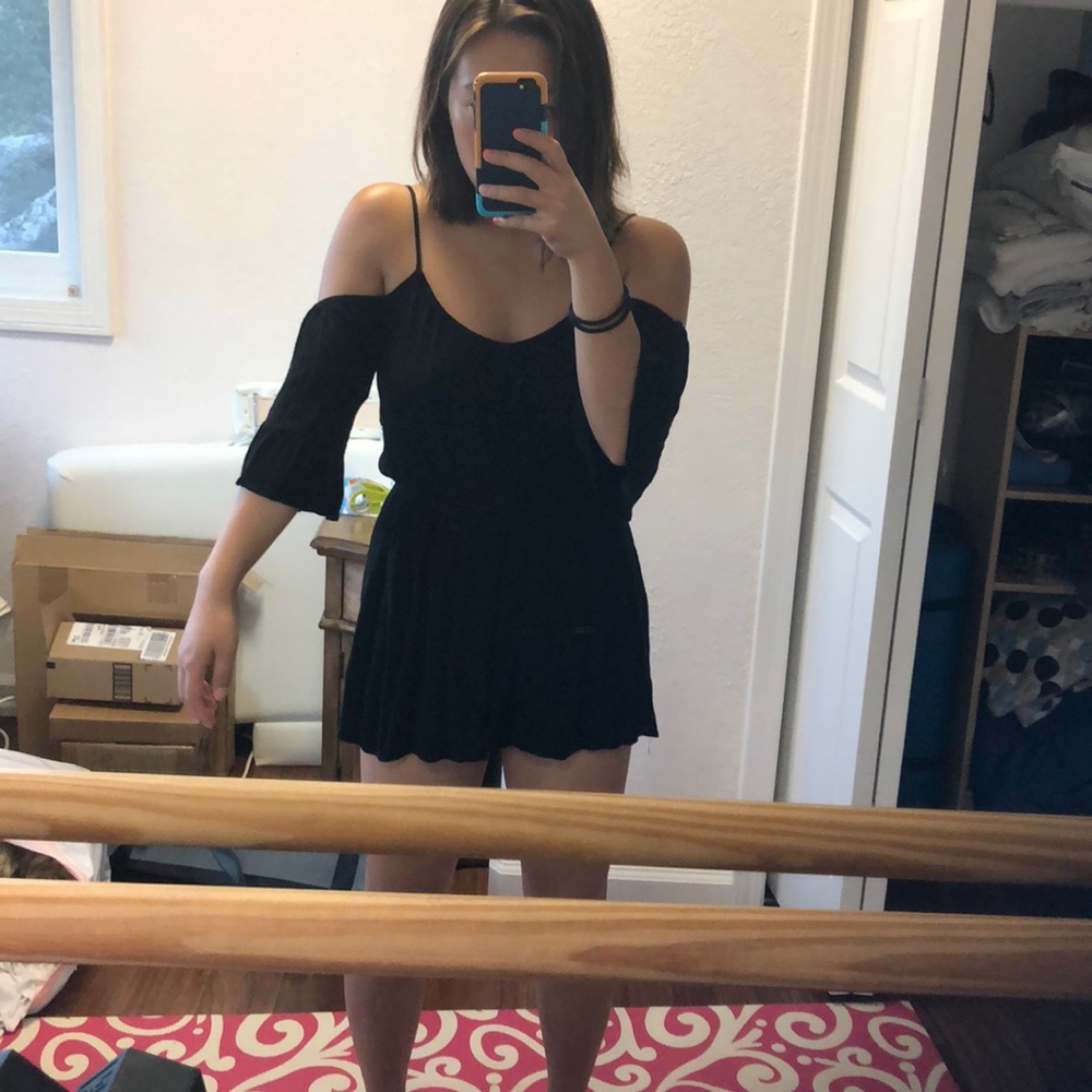 Urban outfitters black romper